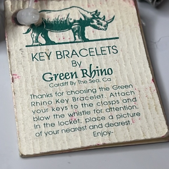 GREEN RHINO KEY BRACELET LODGE COLLECTION - Picture 3 of 6